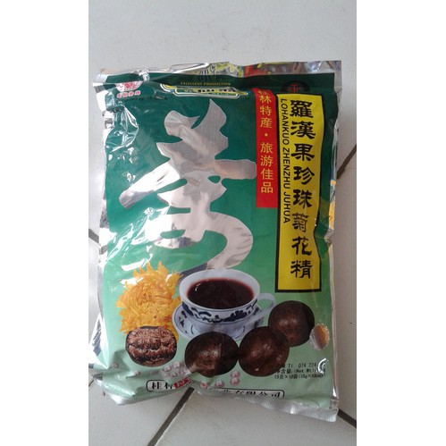 

teh panas dalam lohankuo zhenzhu juhua bungkus