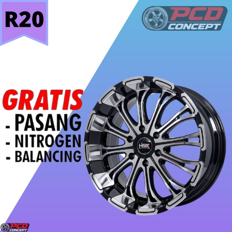 VELG MOBIL TERBARU R20 PAJERO FORTUNER VRZ HILUX TRITON | Hsr bluegrain R20