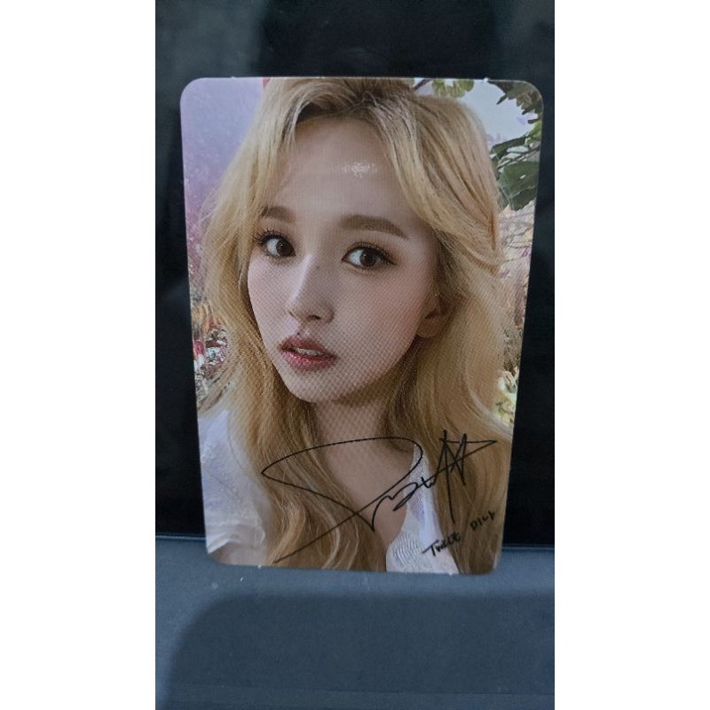PC PHOTOCARD OFFICIAL TWICE MINA SIGNED MORE AND MORE NAYEON SANA JIHYO MOMO TZUYU