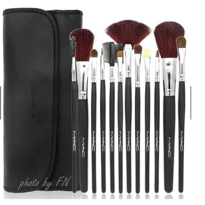 Make Up Brush Applicator Kuas 12 Pcs/ Pcs Murah Kecantikan OBGA9021