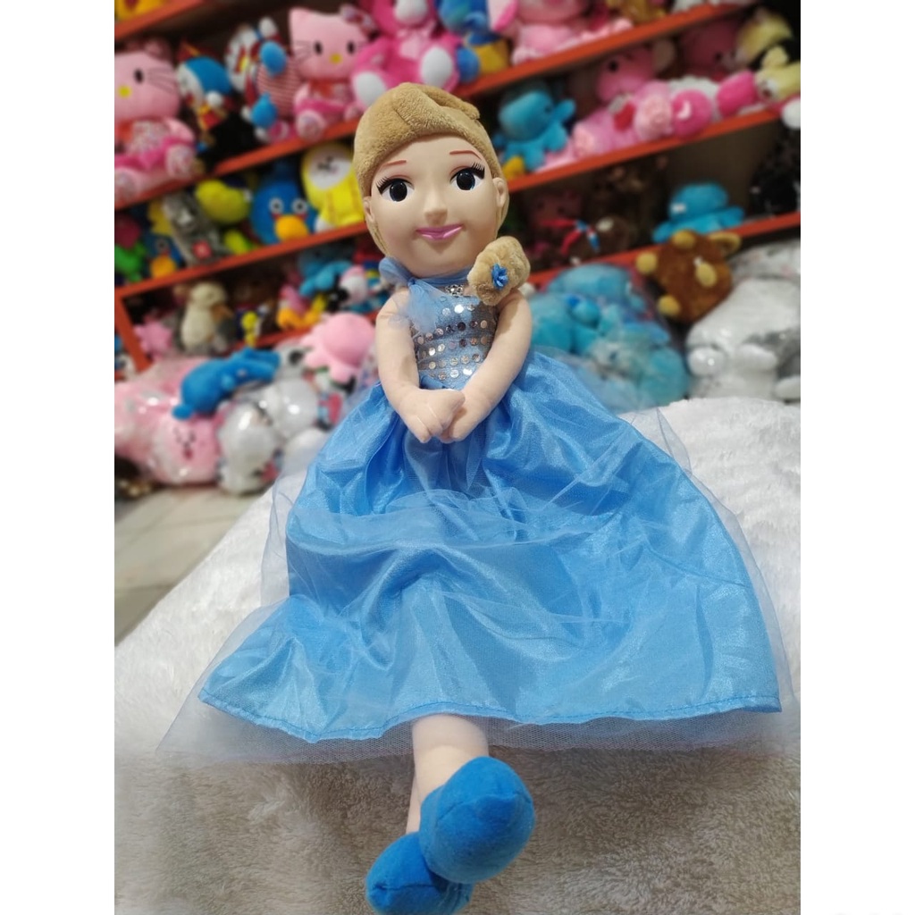 Boneka Frozen Elsa Muka Karet T:60 cm Dijamin Berkualitas SNI Mainan Anak Perempuan/Mewah