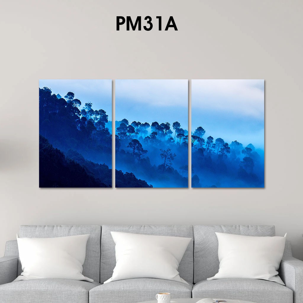 WALL DECOR LANDSCAPE PEMANDANGAN KABUT POSTER PEMANDANGAN