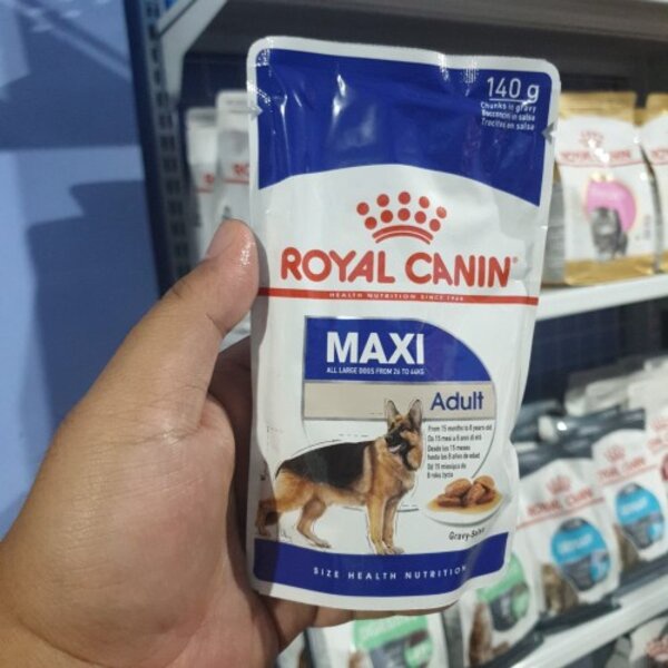 Royal Canin Maxi Adult Pouch 140gr 140 gr Makanan Anjing Basah Wet Dog
