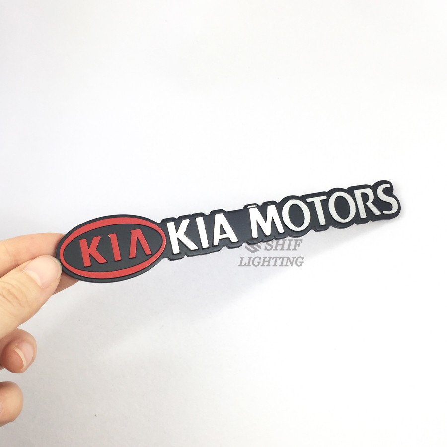 1pc Stiker Emblem Logo KIA Bahan Metal Untuk Mobil