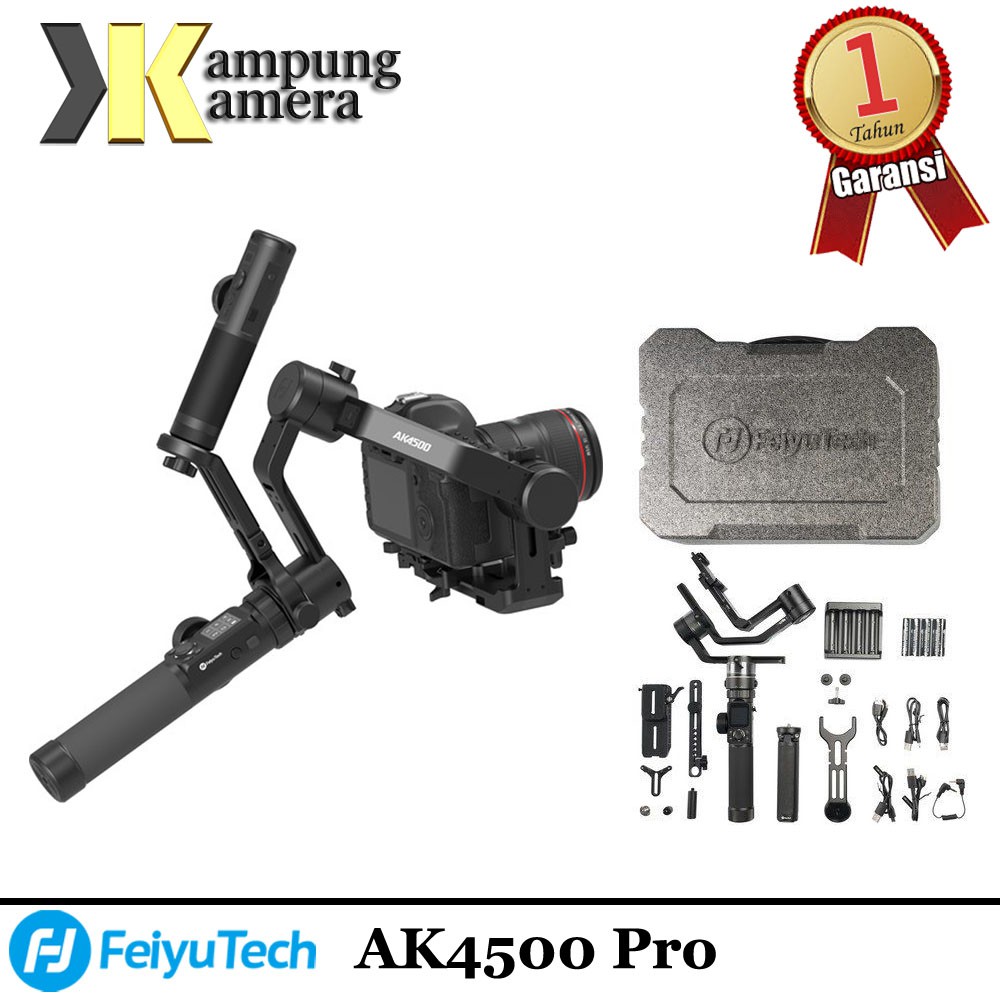 Feiyu AK4500 Pro / Feiyutech AK4500 3 Axis Handheld Gimbal Pro Kit Garansi Resmi 1 Tahun