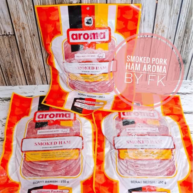 HAM BABI (SMOKED PORK HAM AROMA 250 GR) FROZEN FOOD - NON HALAL ...