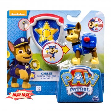Jual Paw Patrol Action Pack Pup \u0026 Badge 