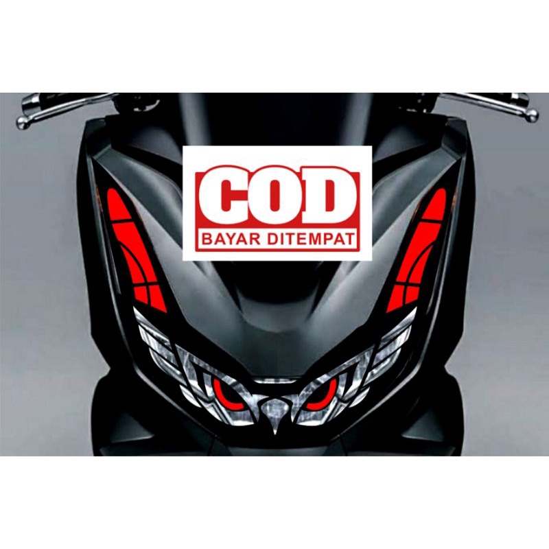 Stiker lampu pcx 160 Stiker mata elang pcx 160