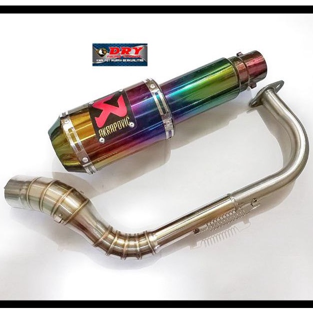 KNALPOT AKRAPOVIC GP M1 NMAX AEROX VARIO BEAT SCOOPY MIO ADV PCX
