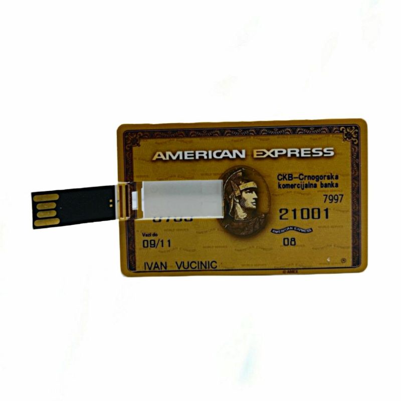 flashdisk 16gb american Express credit card usb 2.0 flash drive