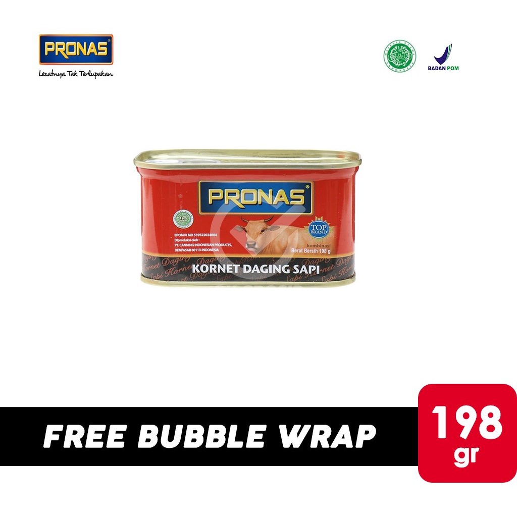 

Pronas Corned Beef / Kornet Sapi (Kaleng 198 gr)