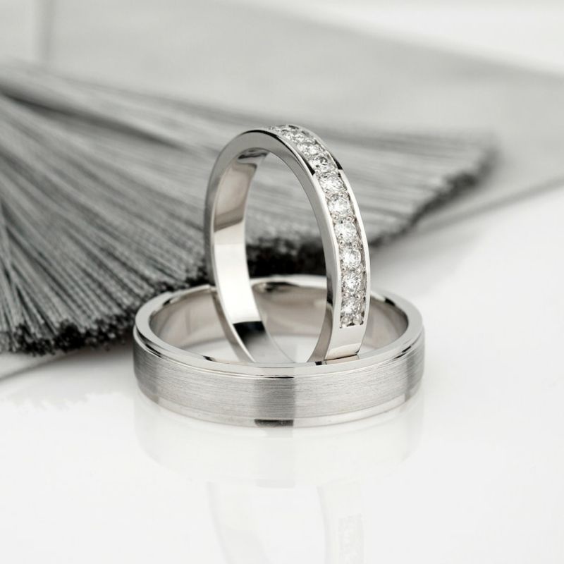 cincin wedding / cincin tunangan perak asli hanmade / cincin kawin / cara ukur jari ada di slide gam