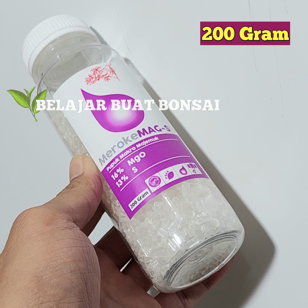 Pupuk Meroke MAG-S Kemasan Repack 200 Gr Magnesium Sulfat