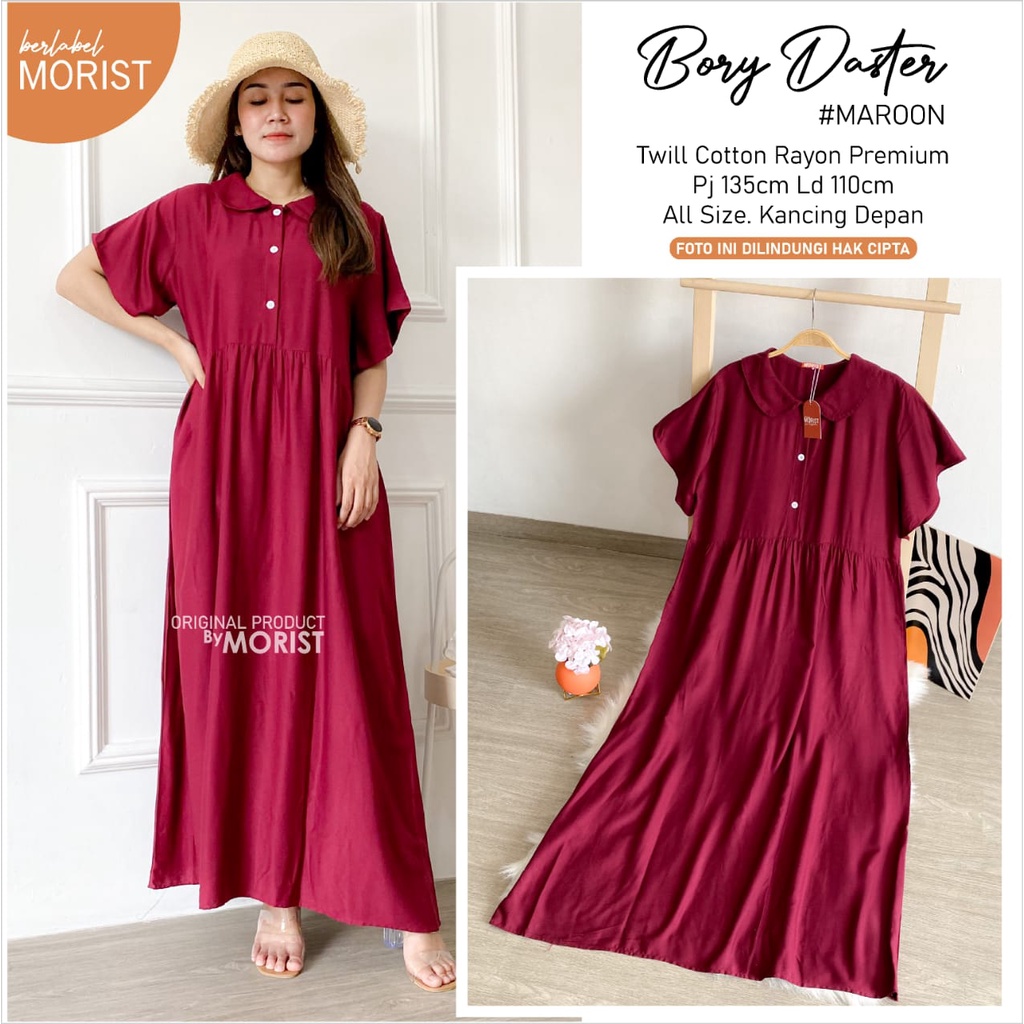 DASTER POLOS BORY #MAROON BY MORIST