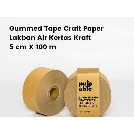 Gummed tape / Lakban Air Paper Craft (5cm x 100m) Pulpable