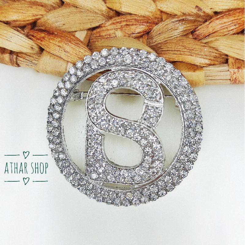 bros branded kekinian import premium terlaris/brooch signature/bros hijab athar shop COD