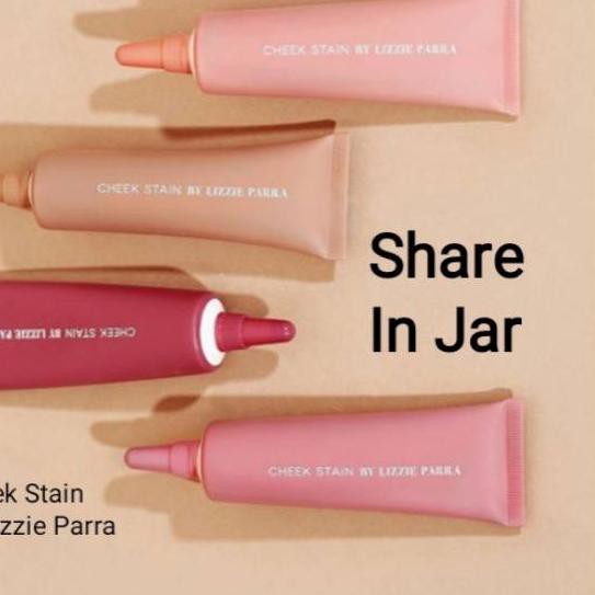 11.11 BLP Cheek Stain Share in jar By Lizzie Parra Cream Blush on Termurah