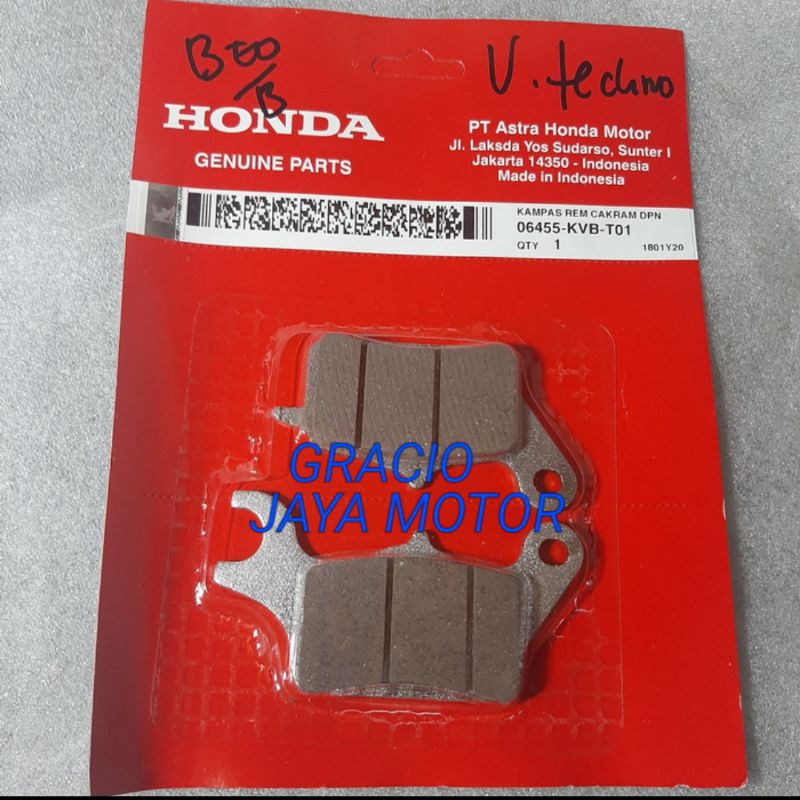 kampas rem depan vario techno beat spacy vario 125 original