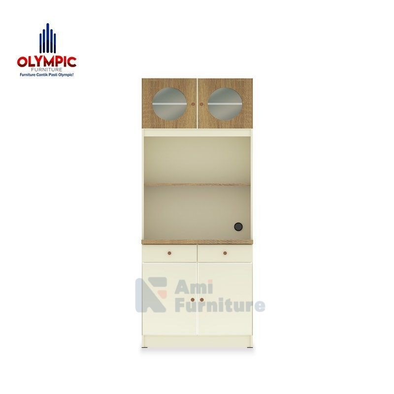 Lemari Dapur Modern Kitchen Set 2 pintu seri KSC NAVIO 2D Merk Olympic