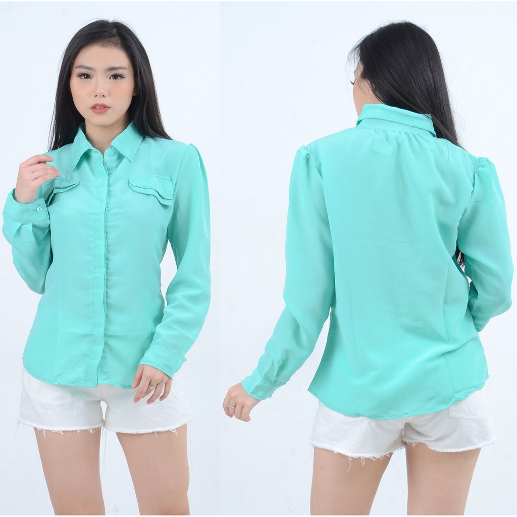 [Kemeja Alexa Tosca SW] kemeja wanita twiscone tosca