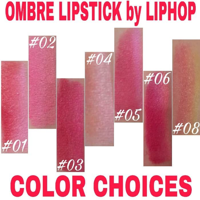 LIPHOP V shape Two Tone Tint Lip Bar Waterproof - Satu