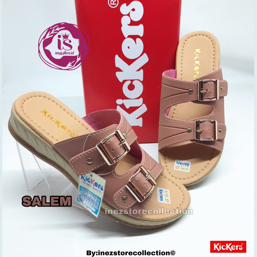 SANDAL WANITA SLOP KICKERS TERBARU KODE SLP26 MURAH HARGA GROSIR