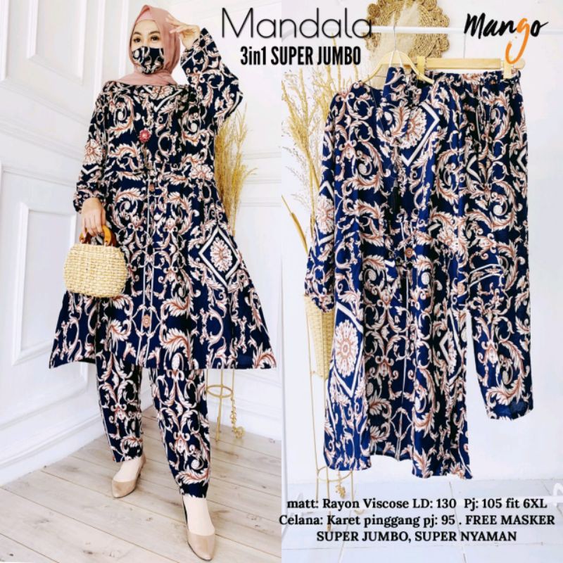 

Mandala Set 3 in 1 super jumbo