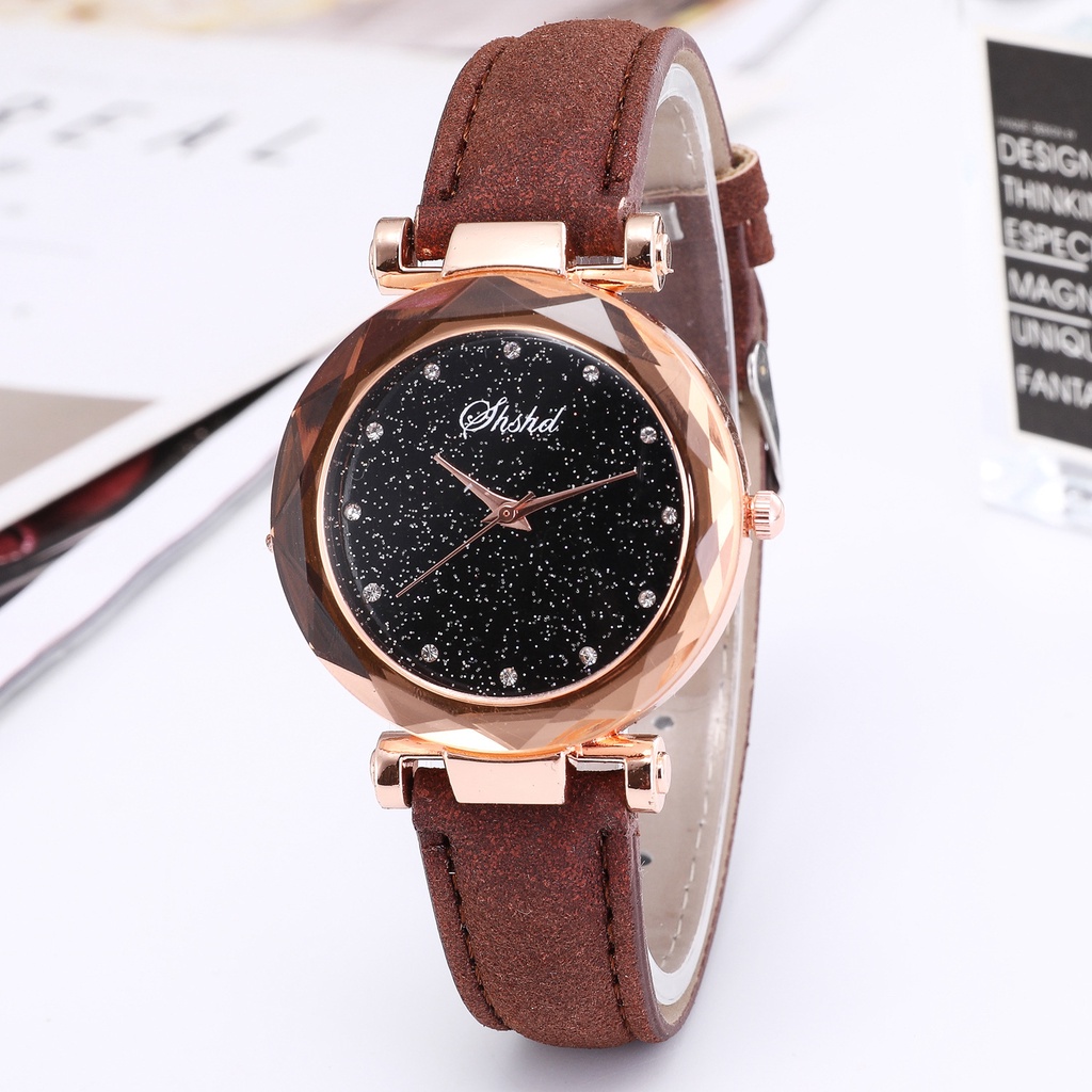 Jam Tangan Wanita A0110 Jam Tangan Sabuk Merah Kecil