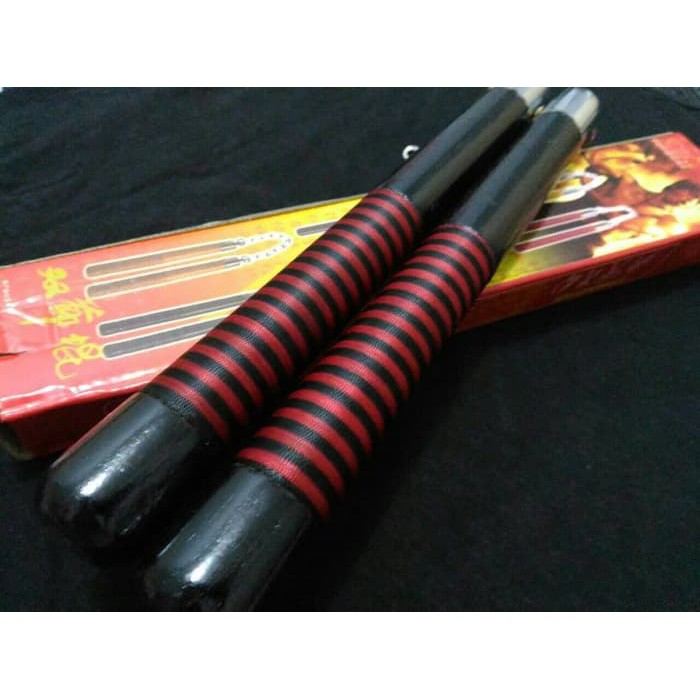DOUBLE STICK KAYU, DOUBLE STICK NUNCHAKU, NUNCHAKU P22