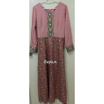 Gamis / Long Dress India, satin, preloved, all size
