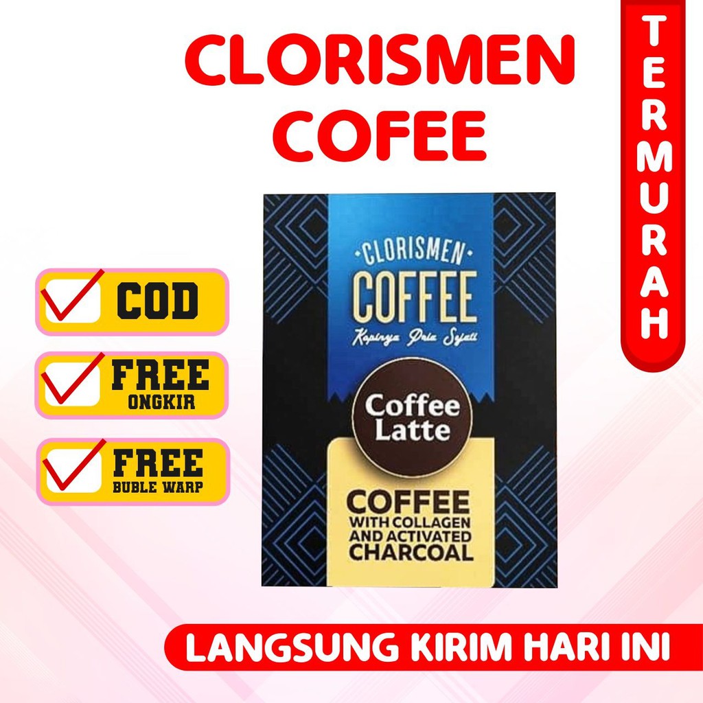 

Kopi Hitam Clorismen Coffee 1box 5 Sachet BPOM