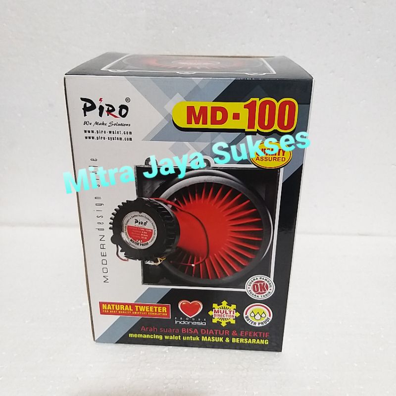 Tweeter Panggil Putar Piro MD 100 Anti Air Tweeter Magnet Walet