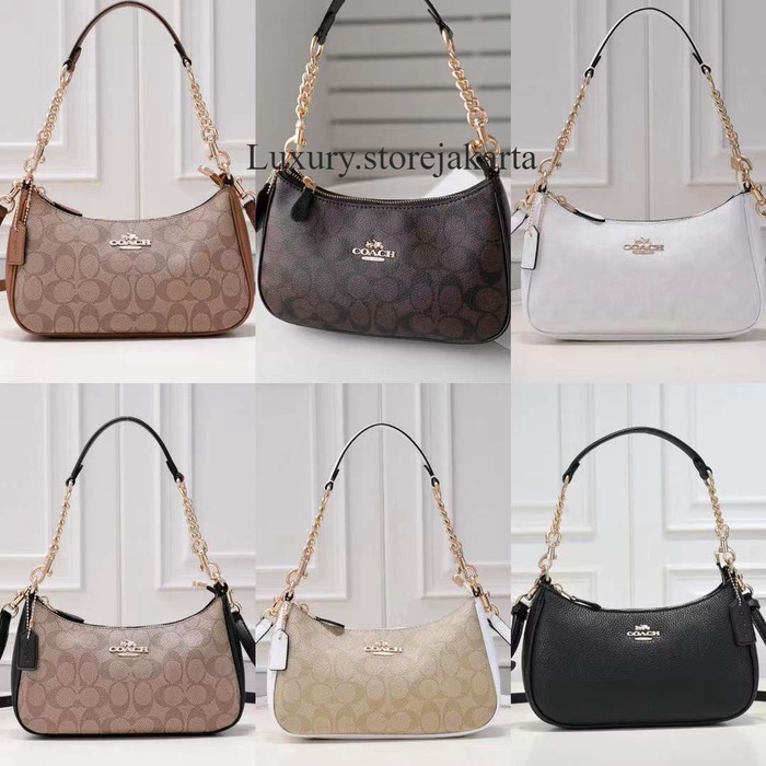 COC Crossbody Signature Brown Slingbag Women Fashion