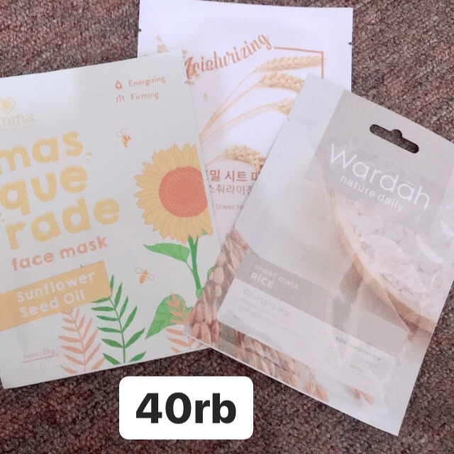 Produk ori wardah,implora , emina , miniso