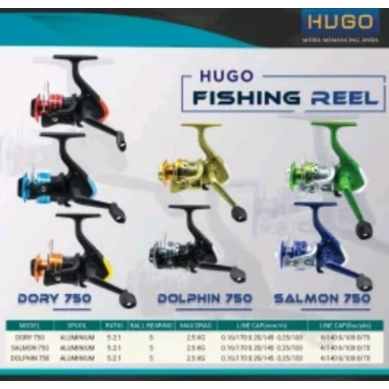 REEL BESI MURAH HUGO DORY 750 READY