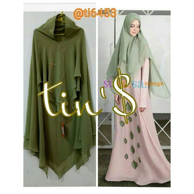 Sisesa khimar short naomi bright green