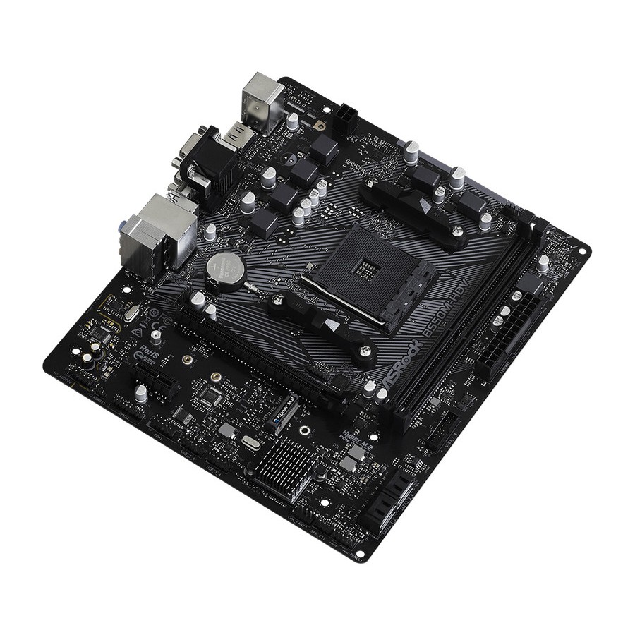 ASRock B550M-HDV (AM4, AMD Promontory B550, DDR4, USB3.2, SATA3)