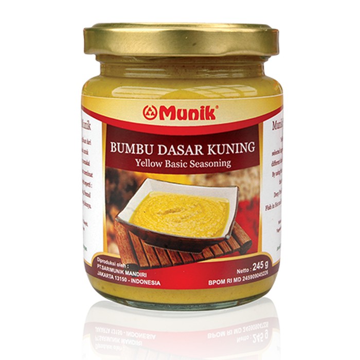 

Sambal Bumbu Dasar Kuning Bu Munik 245gr