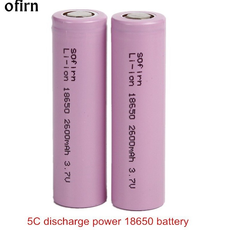 BATERAI 18650 2600mAh BARU ORI 3.7V LITHIUM 5C