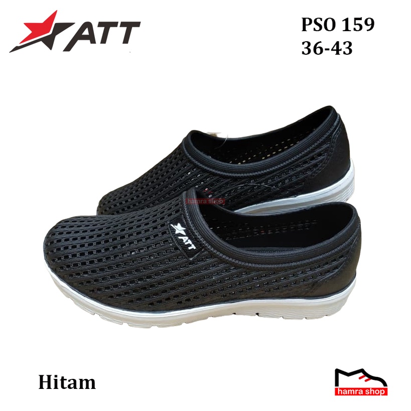 Sepatu slip on Pria ATT PSO 159 Bahan Karet