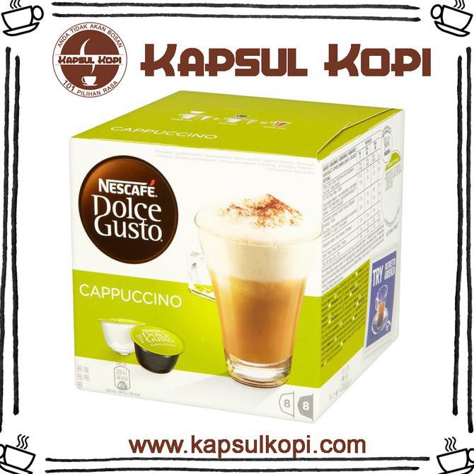 

Cappuccino Kapsul Kopi Nescafe Dolce Gusto NDG Coffee Capsule