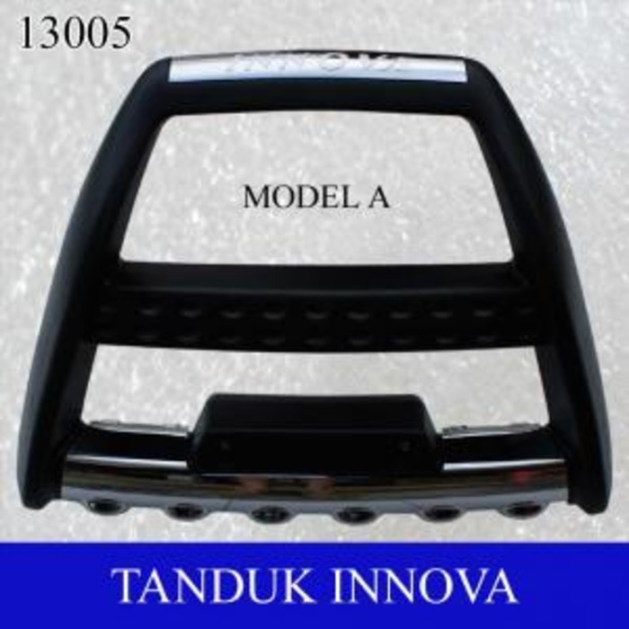 Front Bumper Guard / Tanduk Depan Innova [Plat Chrome] | Kikim Variasi
