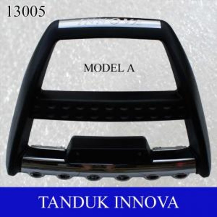 Front Bumper Guard / Tanduk Depan Innova [Plat Chrome] | Kikim Variasi