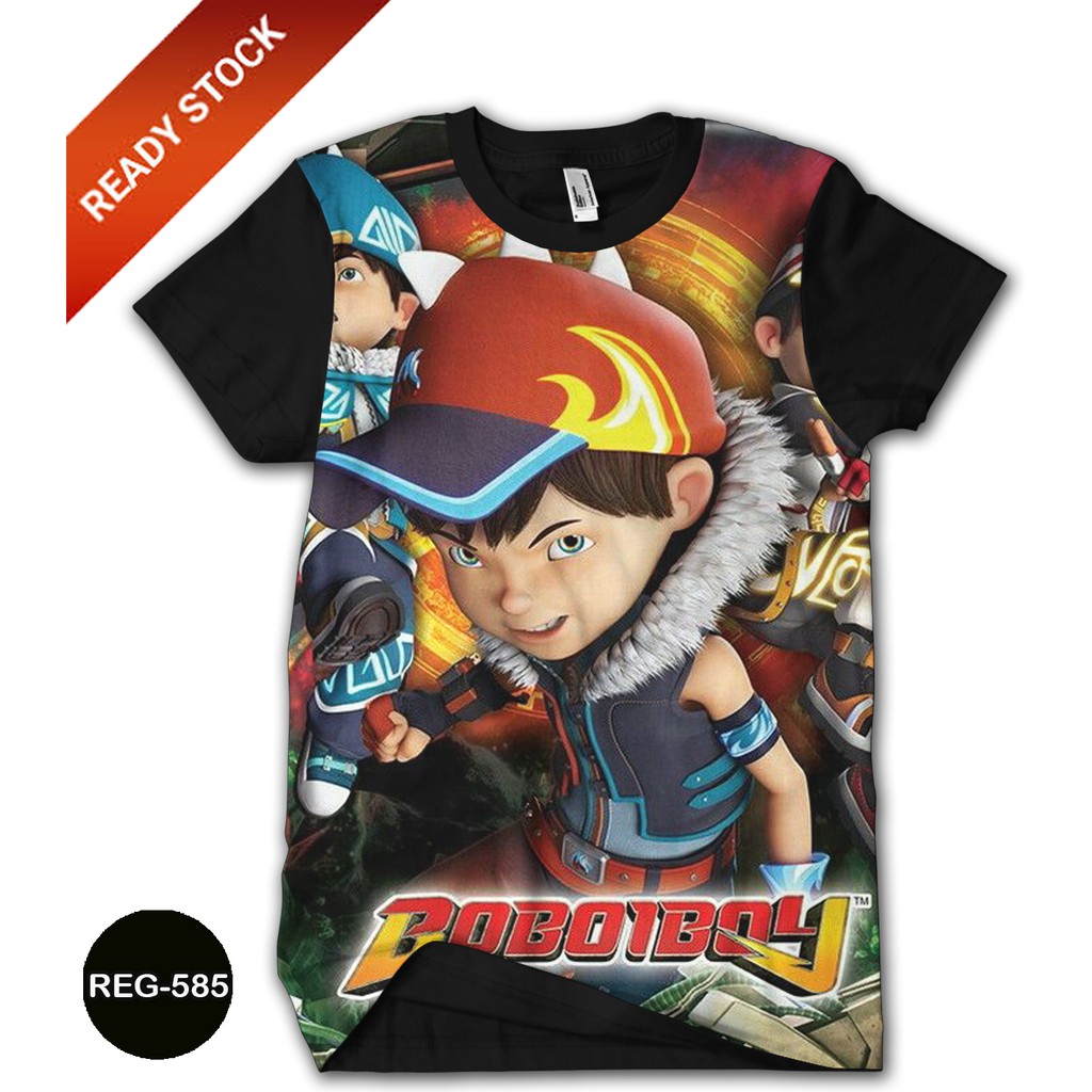 Kaos Boboiboy Frost Fire Baju Anak dan Dewasa Boboiboy The Movie 2 Trendy Fashion