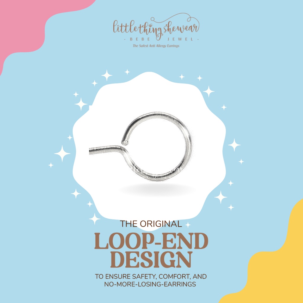 Anting Anak Littlethingshewear Little Mouse White Gold Newborn SP-MOUSE NB 0,5gr