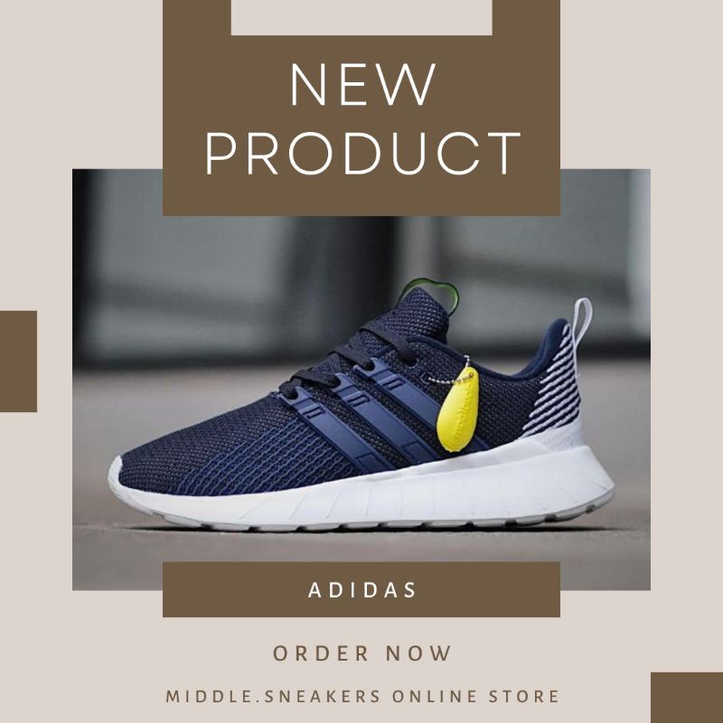 Adidas Questar Flow - Navy/White