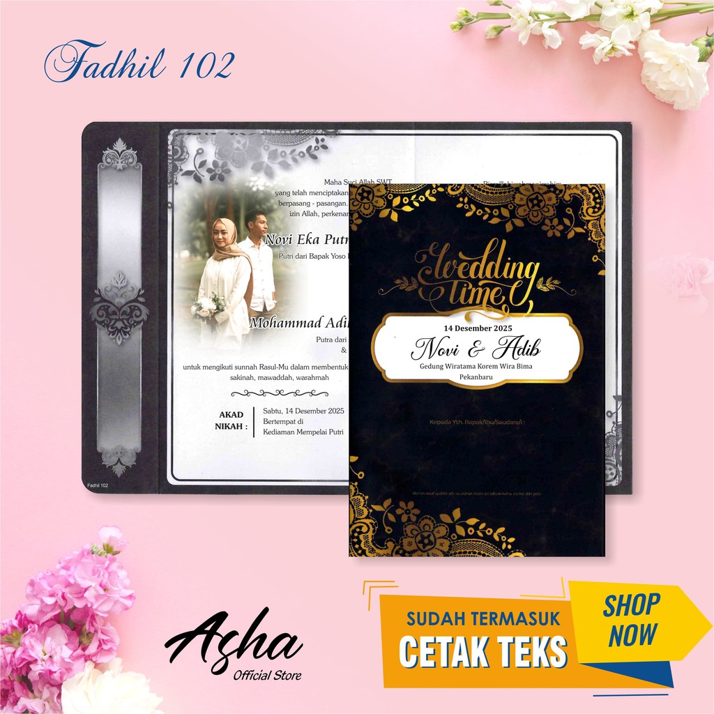 Blanko Undangan Kosongan Fadhil 102