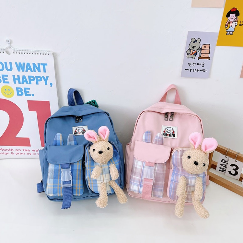 NEW Tas ransel anak import motif kelinci