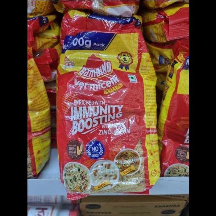 Bihun Kering Instan Bambino Vermicelli 500 Gram Produk Impor India