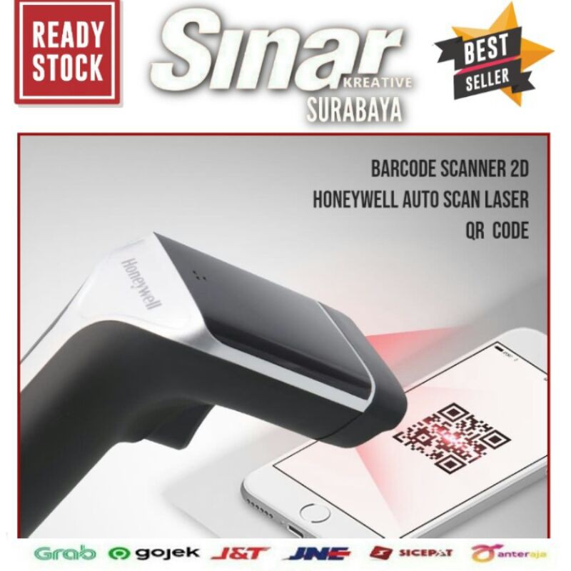 HONEYWELL OH4502 BARCODE SCANNER 1D/2D QR CODE WIRELESS (BISA SCAN